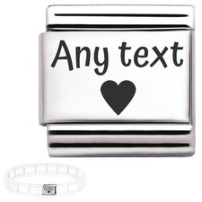 Personalised Charm Custom TEXT