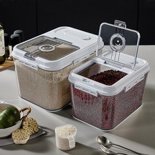 7.5/15kg Clear Rice Container