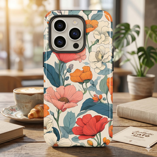 Vintage wildflower tough phone - vintage,