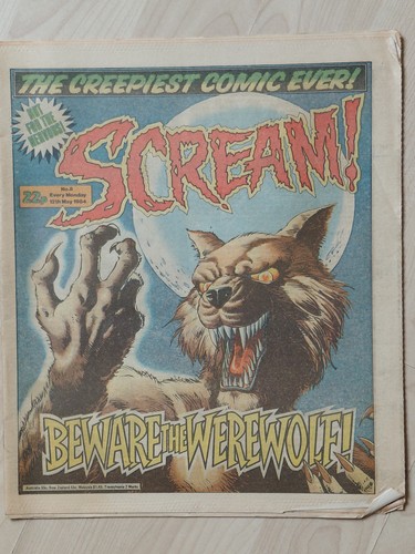 Scream comic may - comic, 1984