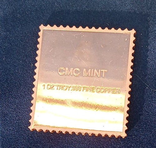 Copper troy postage - troy,