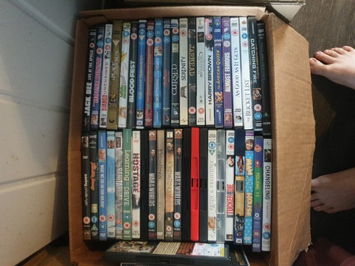 Box mixed dvds - box, of