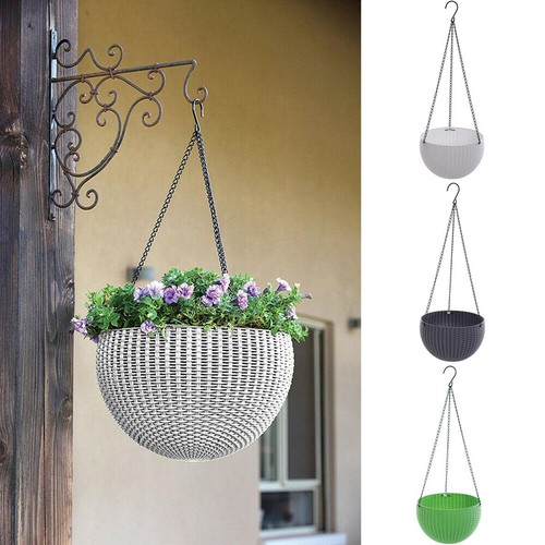 Hanging basket flower - pot, made