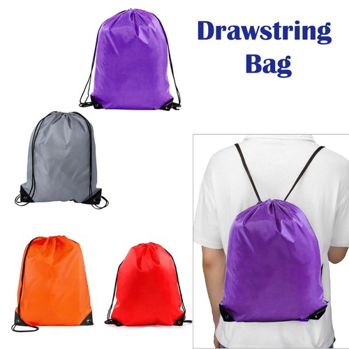 Nylon drawstring backpack gym - drawstring,