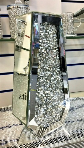 40cm mirrored crushed crystal - mirrored,