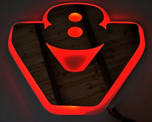 Led 24v red interior dome - red, interior/dome