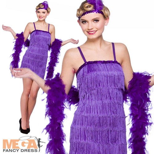 Showtime purple flapper 1920s - flapper,