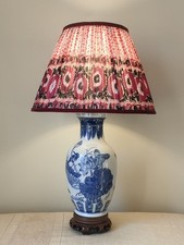 Vintage Blue & White Baluster