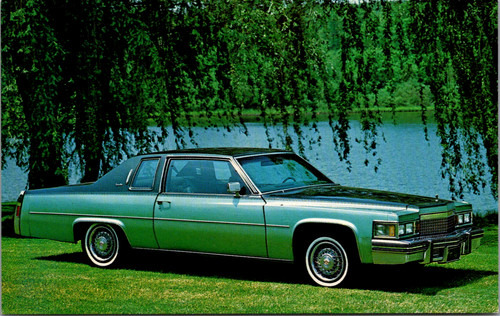 Cadillac for 1979 - blue, coupe