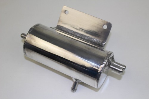 Polished alloy oil catch - , tank