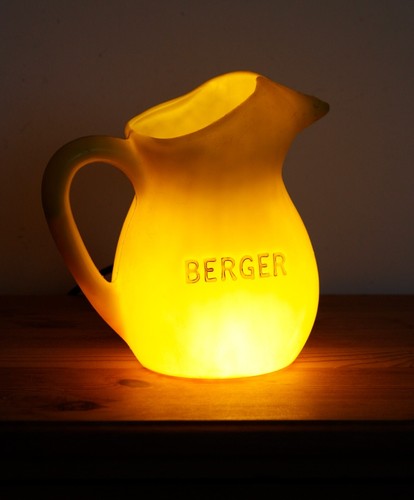 18cm vintage berger - 18cm, lamp