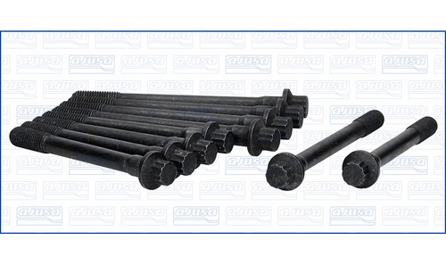 Cylinder head bolt - head, set