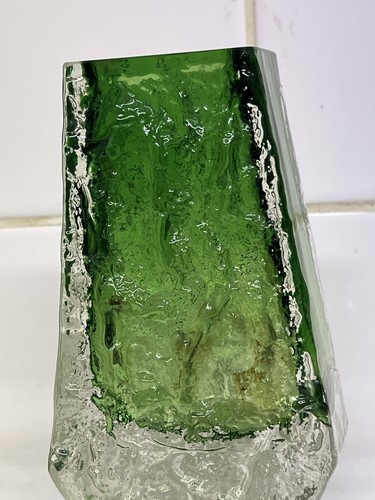 Whitefriars glass coffin vase - coffin,