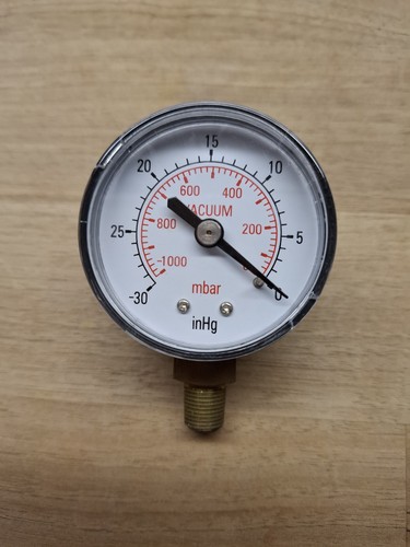 Vacuum gauge 50mm 0vac - gauge,