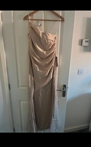 Stacees champagne satin one - champagne,