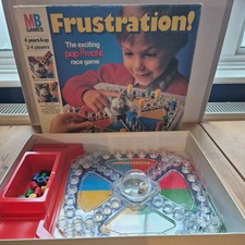 VINTAGE FRUSTRATION Board Game - 1993 Complete MB Games Family Pop O Matic 