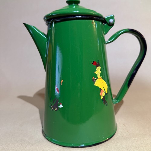 Vintage green enamel - vintage,
