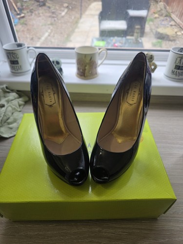 Ted baker patent black abesi - baker,