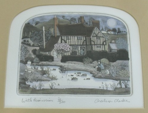 Framed ltd graham clarke - ltd,