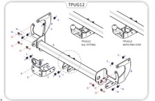 Peugeot Expert Tow Bar Van 2016 > 2021 - Tow Trust Flange Tow Bars & Hitches