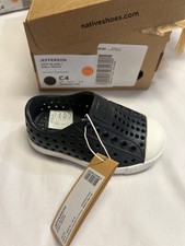 Native Shoes Kids' Jefferson Slip-On Shoe Black size C4