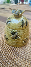 Vintage Beehive Honey Pot