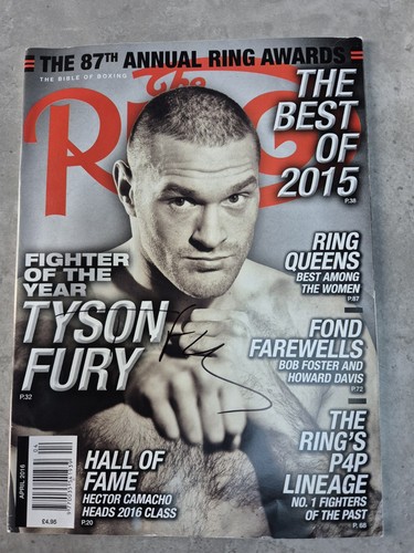 Ring magazine april 2016 cover - ring,