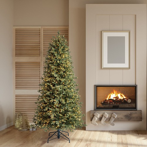 5ft slim aspen - aspen, pre-lit