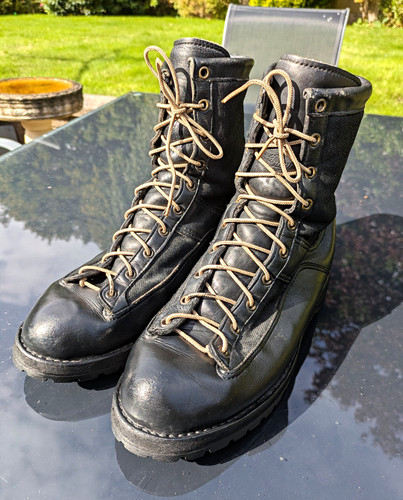 Rare danner usa black leather - danner,