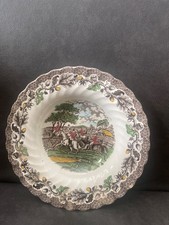 Vintage Myotts Country Life Soup Bowl 22cm dia - Brown - Hunting