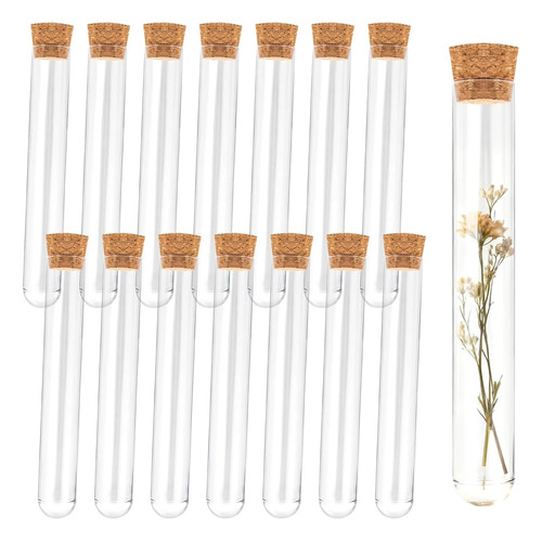15pcs clear plastic test tubes - 15pcs,