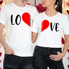 Couples Valentines Day Outfit Ideas Heart Puzzle Matching T-Shirt Tee #VD