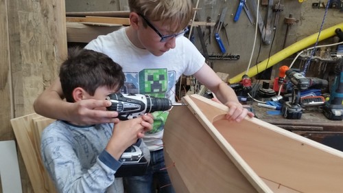 Canoe building holiday - ,, wooden