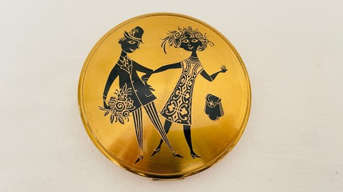 Vintage 1960s powder compact - vintage,