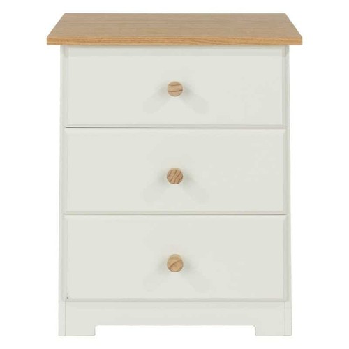 White oak bedside cabinet - bedside, 3