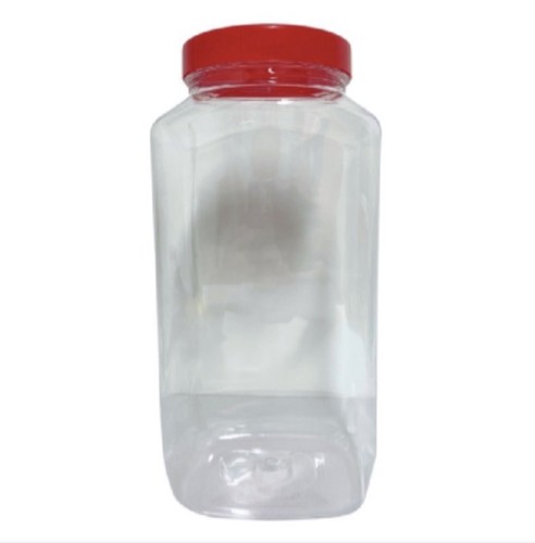 Square storage jars - 4.5l,