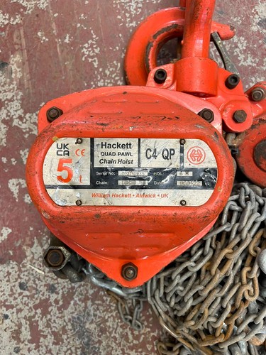 Ton hand chain block mtrs - hand,