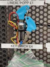 Mobility scooter / Tot Rod /toylander key switch, brand-new 12 to 24 V