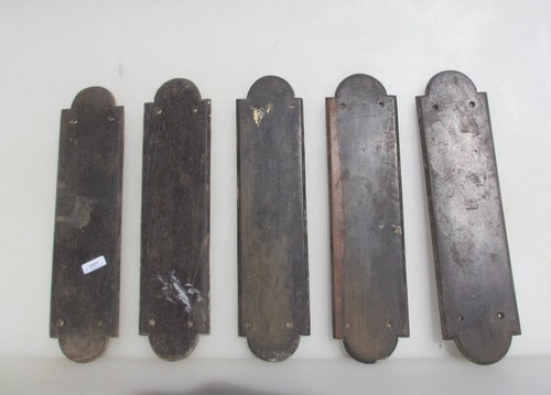 Antique wooden finger plate - antique,