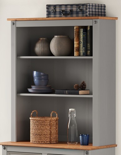 Corona dresser top grey small - dresser,