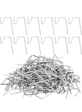 100 Pieces Christmas Light Hook Gutter Grid Hooks For Outside Decoration Silver