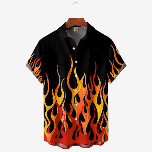Mens button down shirts fire - mens,