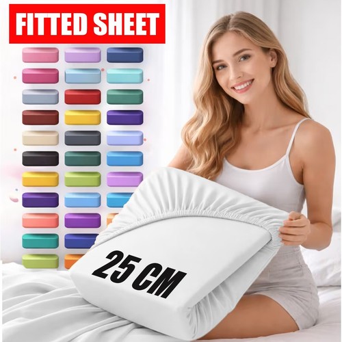 Extra deep fitted - deep, 25cm