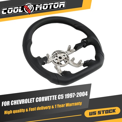 Full leather steering - steering, wheel