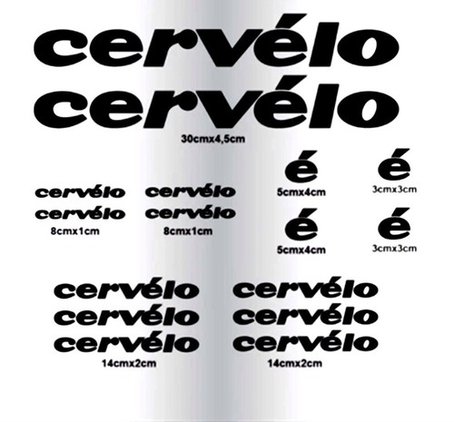 Cervelo bike vinyl - vinyl, labels