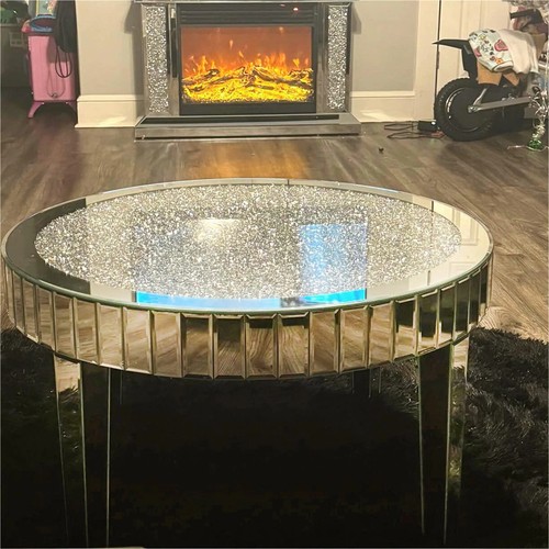 Mirrored coffee table crushed - table,
