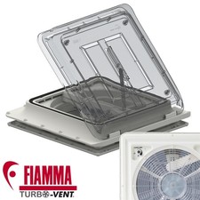 FIAMMA TURBO VENT 400 x 400mm CRYSTAL STANDARD CARAVAN MOTORHOME VENTILATION FAN