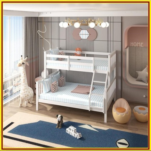 Wooden bunk bed - wooden,