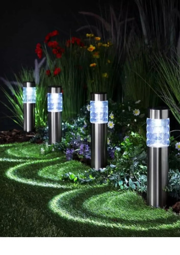 Solar stake lights garden wave - stake,
