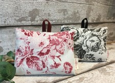 Handmade linen fabric door